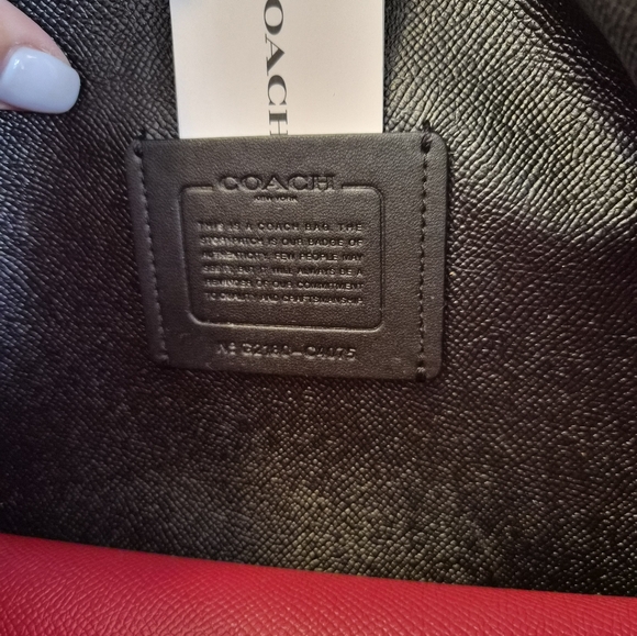 Coach Brown and Black Signature Tote "Tatum" Carryall - Picture 5 of 7